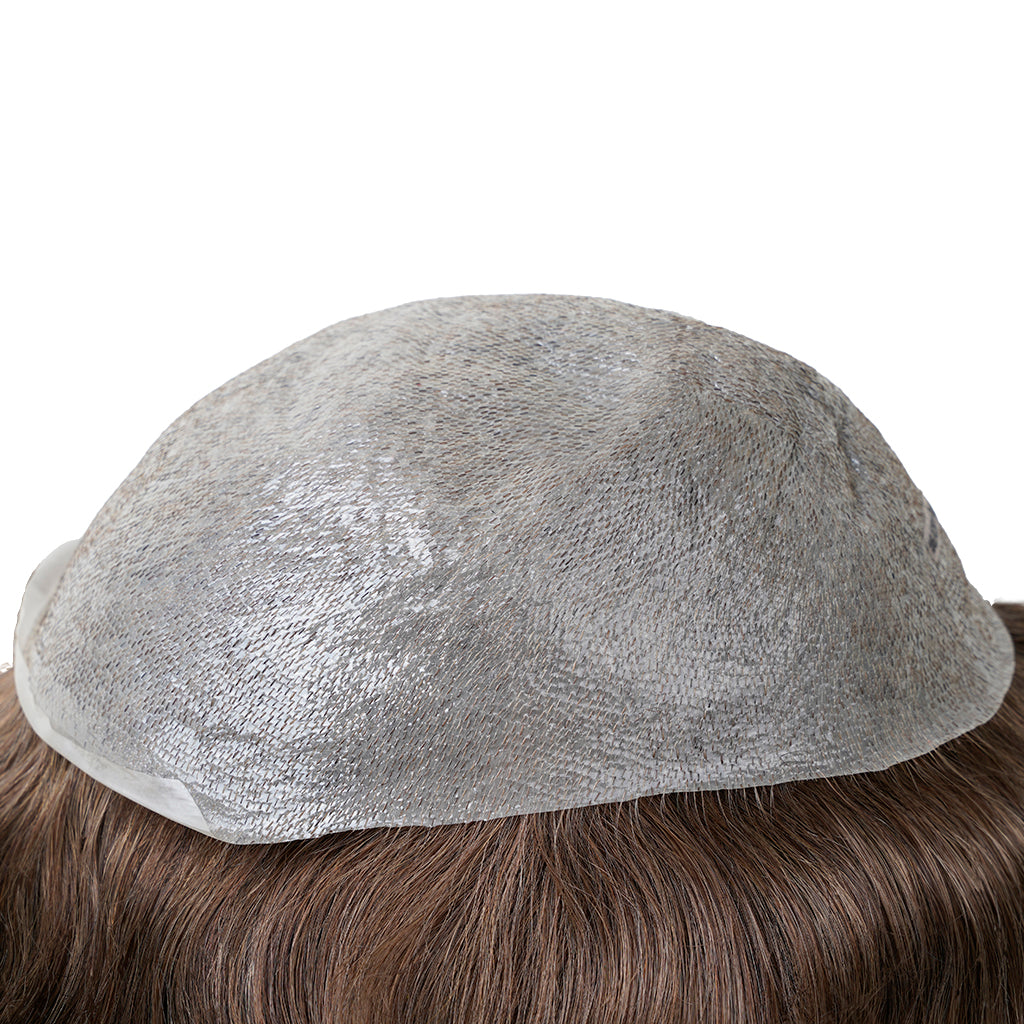 Prótesis capilar Skin ultra fina "Apollo" (0.03 mm) – efecto cuero cabelludo