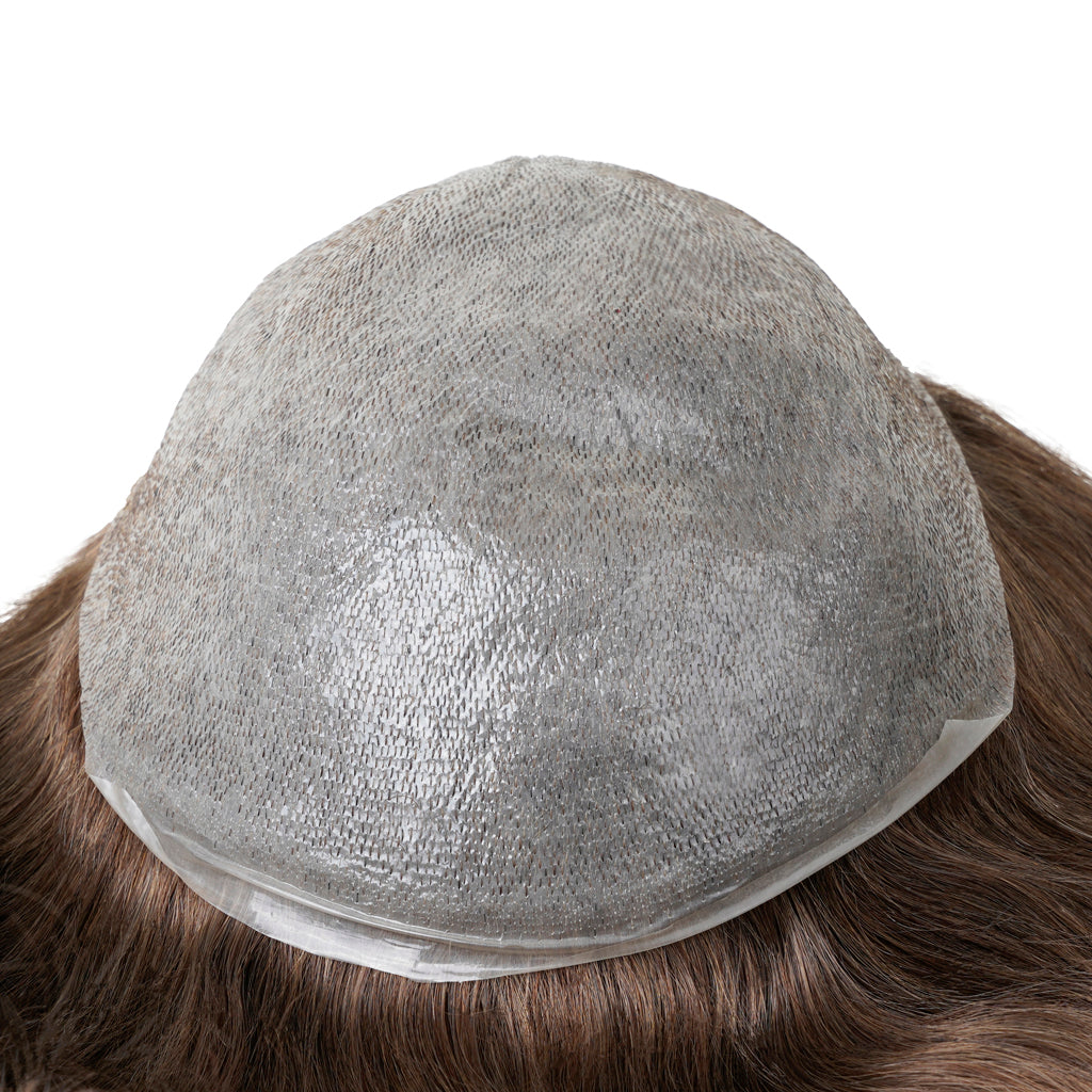 Prótesis capilar Skin ultra fina "Apollo" (0.03 mm) – efecto cuero cabelludo