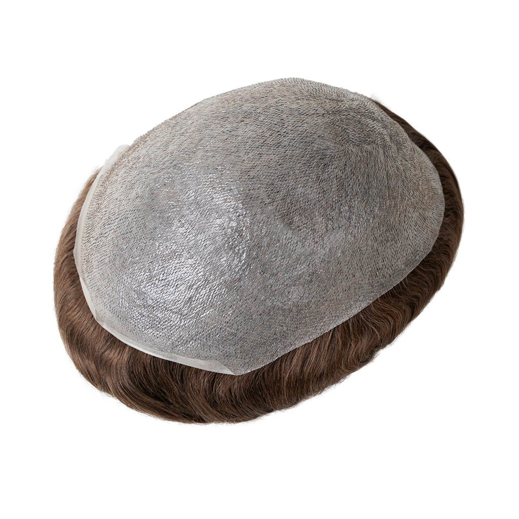 Prótesis capilar Skin ultra fina "Apollo" (0.03 mm) – efecto cuero cabelludo