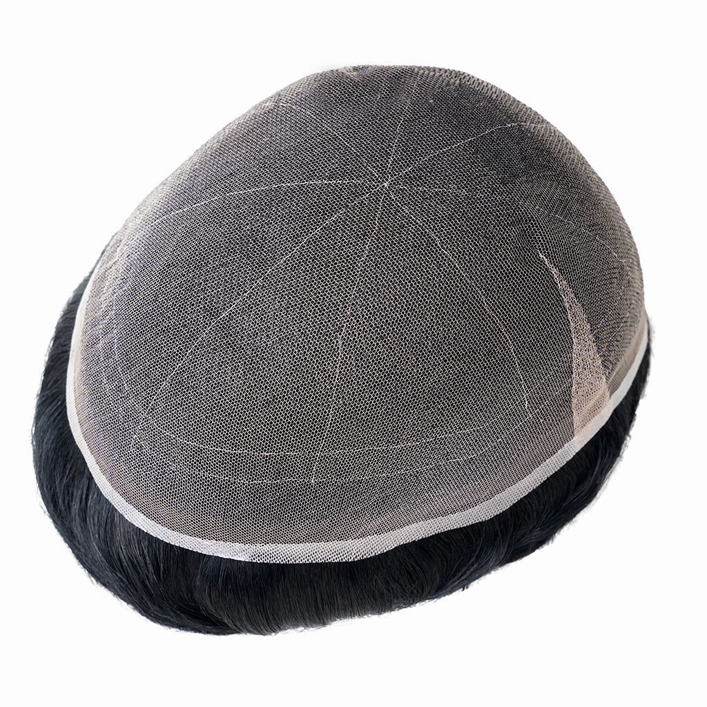 Prótesis capilar Swiss Lace "Hades" – natural y transpirable