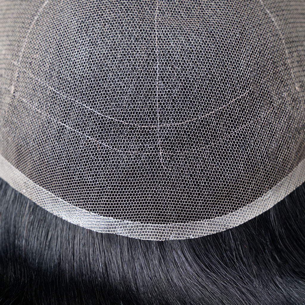 Prótesis capilar Swiss Lace "Hades" – natural y transpirable