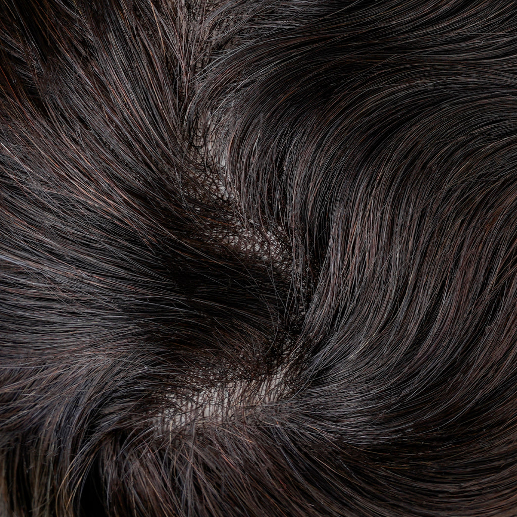 Prótesis capilar Skin transparente "Apollo 2" (0.08 mm) – natural y resistente