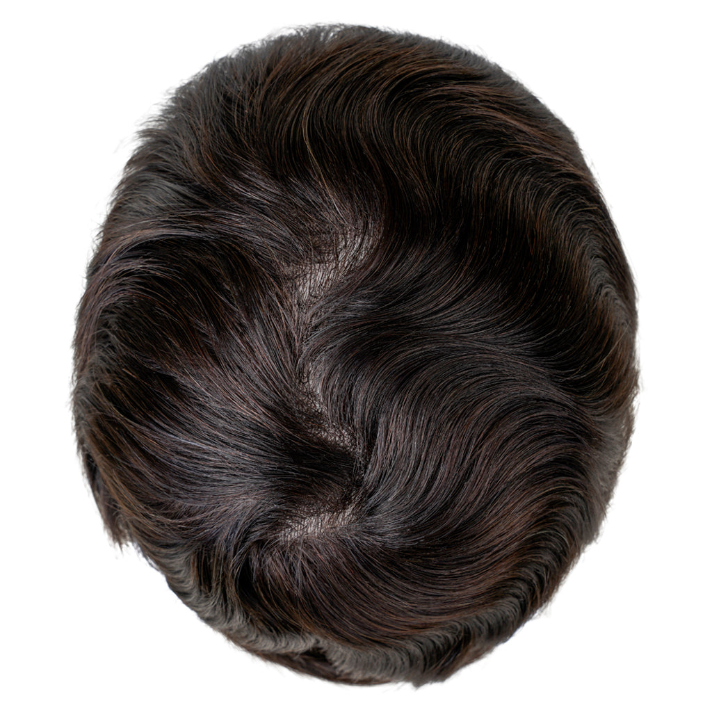 Prótesis capilar Skin transparente "Apollo 2" (0.08 mm) – natural y resistente