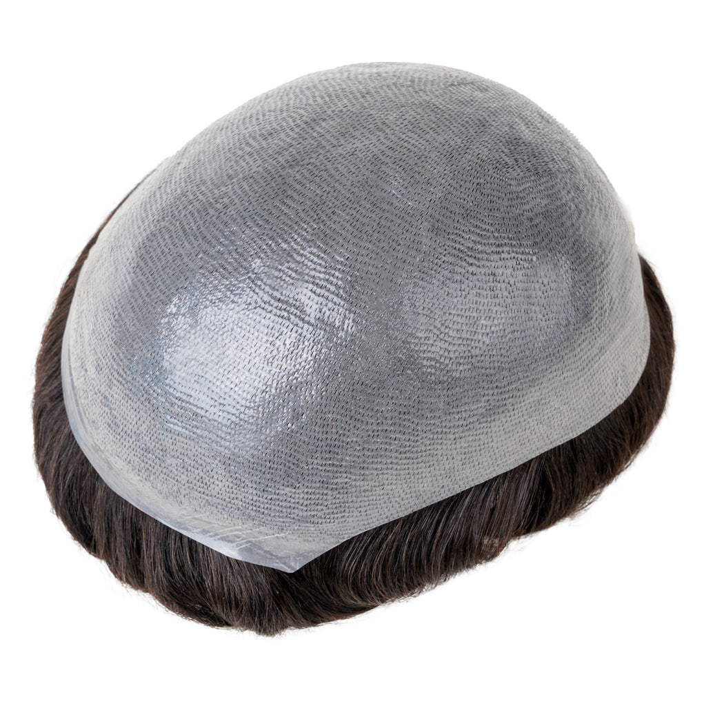 Prótesis capilar Skin transparente "Apollo 2" (0.08 mm) – natural y resistente